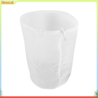 {Newcat} ถุงตาข่ายกรองไวน์ เบียร์ น้ําผลไม้ กาแฟ แบบผูกเชือก ใช้ซ้ําได้ 100 ชิ้น