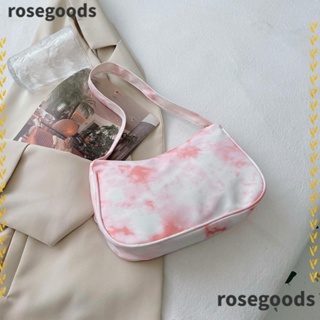 Rosegoods1 กระเป๋าสะพายไหล่ กระเป๋าถือ ผ้าไนล่อน น้ําหนักเบา มีซิป จุของได้เยอะ แฟชั่นสําหรับสตรี