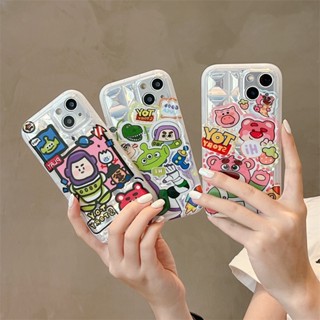 เคสโทรศัพท์มือถือ กันกระแทก กันรอยกล้อง ลายหมีสตรอเบอร์รี่ สําหรับ Apple Iphone 14 11 12 13 PRO MAX 14pro 13promax 14promax 13Pro 12promax