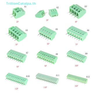 Trillioncatalpa บล็อกขั้วต่อสกรู PCB 2P-16P KF128 2.54 มม. 1 ชิ้น