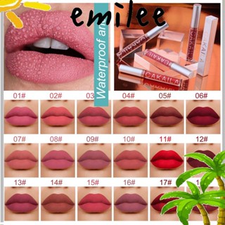 Emilee ลิปสติก ลิปกลอส เนื้อแมตต์กํามะหยี่ 18 สี