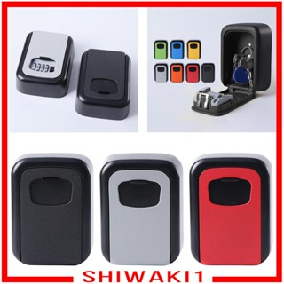 [Shiwaki1] กล่องล็อคกุญแจ 4 หลัก พร้อมรหัสรีเซ็ตได้ สําหรับบ้าน และนอกบ้าน