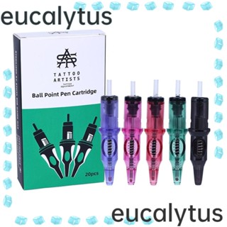 Eucalytus1 เข็มสักลูกลื่น ทนทาน ใช้ง่าย 5 สี สําหรับผู้เริ่มต้น 20 ชิ้น