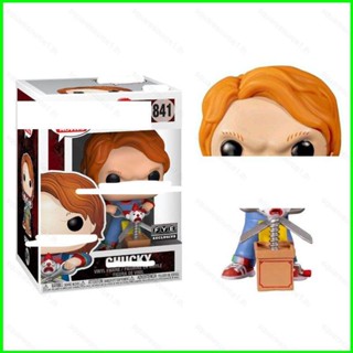 Sqt FUNKO POP ของเล่นเด็ก โมเดลฟิกเกอร์ CHUCKY ของขวัญ สําหรับตกแต่งบ้าน รถยนต์ เก็บสะสม