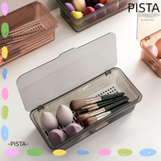 Pista กล่องเก็บลิปสติก แบบใส ป้องกันฝุ่น พร้อมฝาปิด