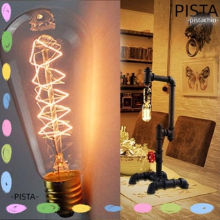 Pista หลอดไฟลูกบอล 40W สีขาวอบอุ่น สไตล์วินเทจย้อนยุค 1 ชิ้น