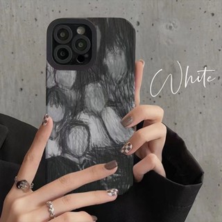 เคสโทรศัพท์มือถือ ซิลิโคน กันกระแทก ลายภาพประกอบ สําหรับ Iphone 13Promax 12 11 XR 14 Xsmax