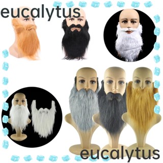 Eucalytus1 พร็อพคอสเพลย์เคราปลอม สําหรับปาร์ตี้ 2 ชิ้น