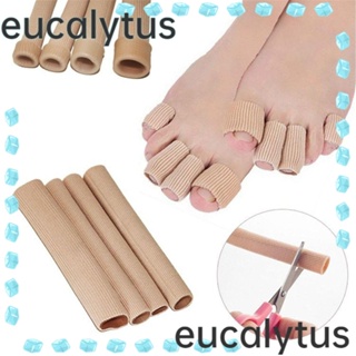 Eucalytus1 แผ่นแยกนิ้วเท้า บรรเทาอาการปวดนิ้วเท้า ยืดหยุ่นสูง 4 ชิ้น