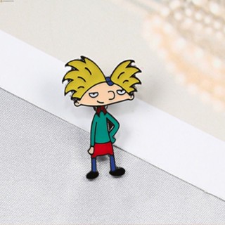 Humberto เข็มกลัดโลหะ รูปการ์ตูนอนิเมะ Hey Arnold สไตล์เกาหลี สําหรับผู้หญิง