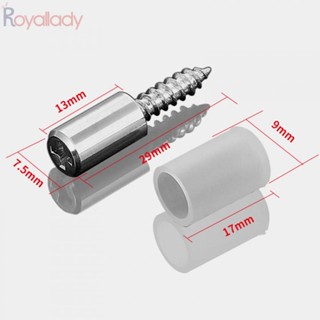 #ROYALLADY#Self-Tapping Screw ถาดสกรูลามิเนต หัวไขว้ 20/50 ชิ้น พร้อมปลอกยาง