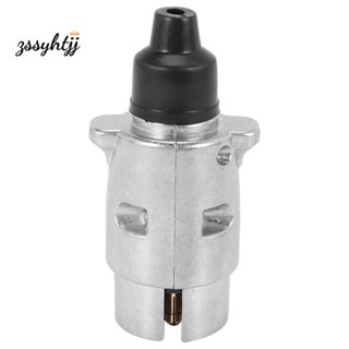 ปลั๊กพ่วง 7-Pin ทรงกลม 7-Pole 12V สําหรับรถพ่วง รถบรรทุก คาราวาน