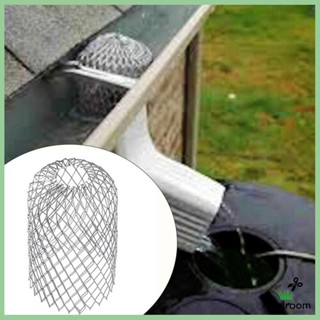 [ Downspout Guard ที่กรองใบไม้, ตาข่ายกรองรางน้ํา, ตาข่ายป้องกันใบไม้, การ์ดกีฬาลงรางน้ํา สําหรับป้องกันการปิดกั้นเศษใบไม้, หลังคา