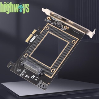 อะแดปเตอร์การ์ดขยาย U.2 SFF-8639 เป็น PCI-E X4 Gen3x4 สําหรับ 2.5 นิ้ว U.2 NVME SSD [highways.th]