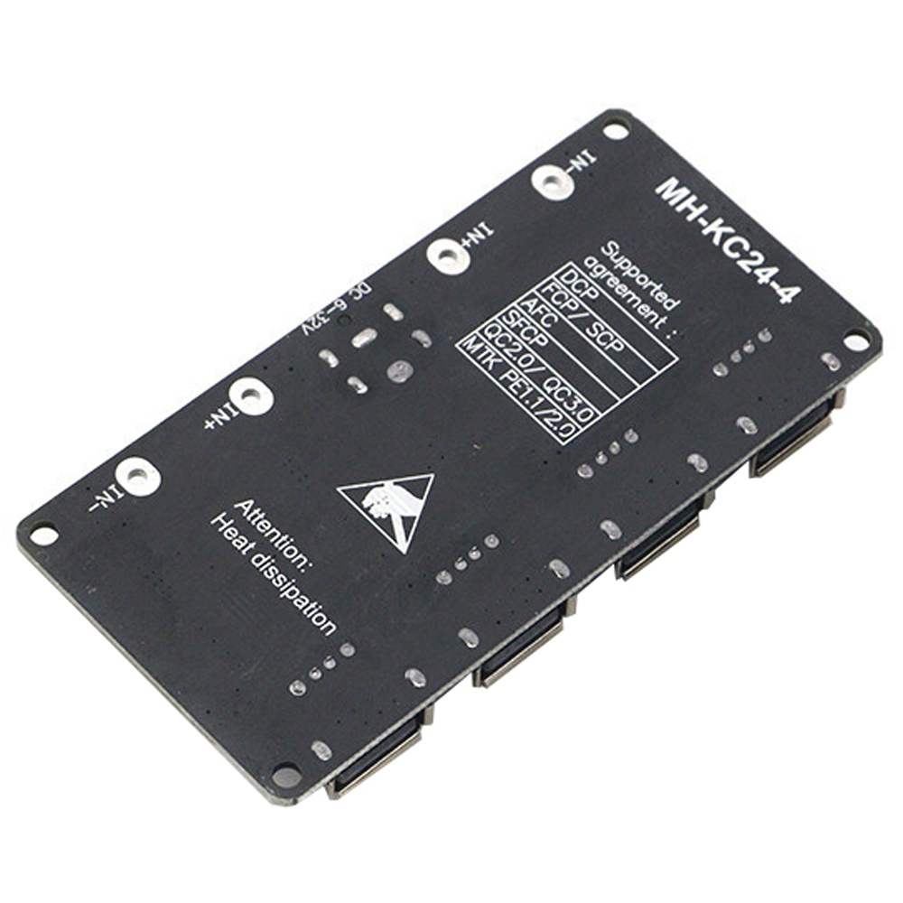 Qc3.0 QC2.0 USB DC-DC Buck Converter โมดูลขั้นตอนลงชาร์จไปยัง Fast Quick Charger Circuit Board