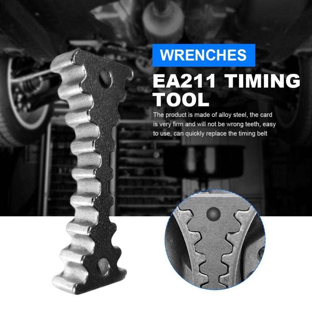 PUREHAIRBEAUTY เครื่องมือจับเวลามือถือ, เหล็กคงที่ Camshaft Retainer ประแจ, Universal EA211 เข็มขัดรอกเครื่องยนต์ประแจสําหรับ VW/Skoda 1.4T/1.4/1.5/1.6 รถอุปกรณ์เสริม ราคา ถูกที่สุด โปรบีเคเค แกลเลอรีภาพที่ 3