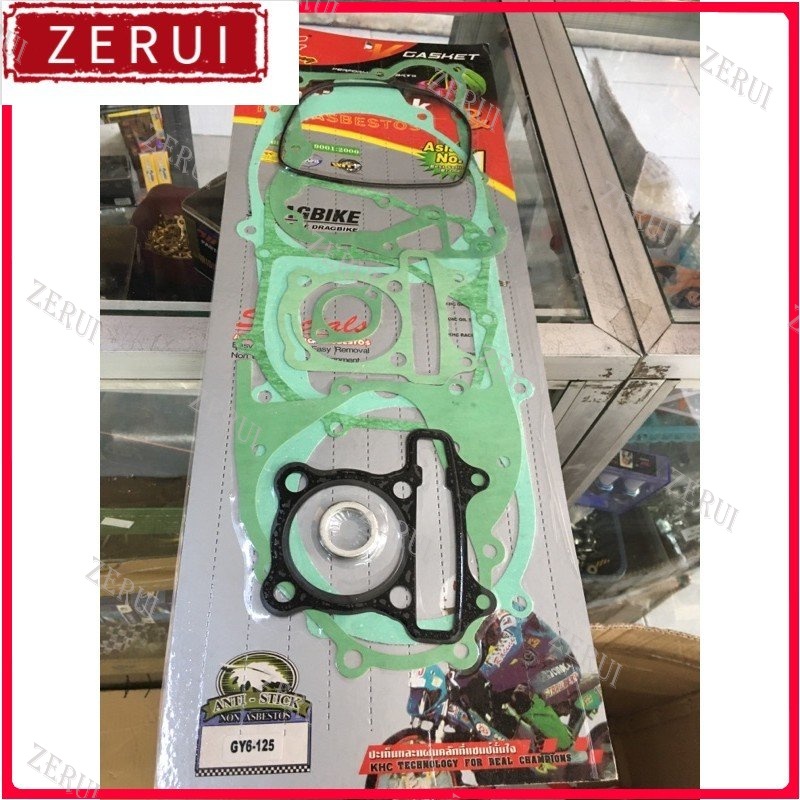 Zr สําหรับปะเก็นยกเครื่อง Gy6-125 Gy6-150