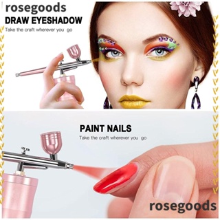 Rosegoods1 แอร์บรัช แปรงแอร์บรัช แรงดันสูง อเนกประสงค์ สําหรับตกแต่งเล็บ