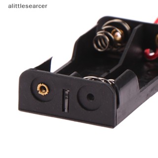 Alittlesearcer กล่องเคสพลาสติก ขนาดมาตรฐาน AA/18650 พร้อมสายไฟ 3V EN สีดํา