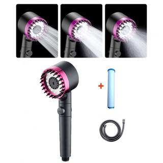 Shower Head Water Massage Nozzel Water Saving Message Shower Head 3 Modes