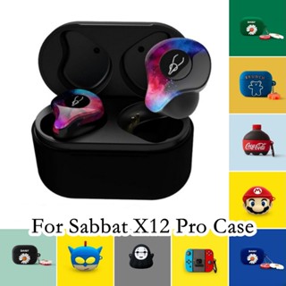 【Ĕĕ】เคสหูฟัง แบบนิ่ม ลายการ์ตูน สําหรับ Sabbat X12 Pro X12 Pro