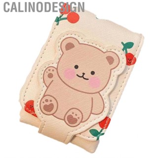 Calinodesign Small Lipstick Case  PU Bear Design Makeup for Party