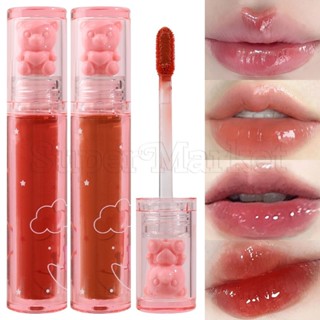 Sensory Party Mirror Water Light Lip Glaze / ลิปกลอส กันน้ํา ติดทนนาน / ลิปสติกเจลลี่ ให้ความชุ่มชื้น / ลิปทินท์ ไม่ติดถ้วย 6 สี / เครื่องสําอางสําหรับผู้หญิง