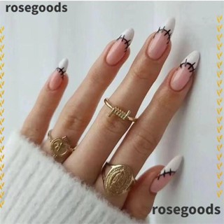 Rosegoods1 เล็บปลอม DIY สไตล์ฝรั่งเศส