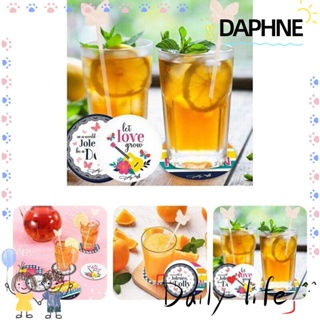 Daphne ชุดที่รองแก้ว เป็นมิตรกับสิ่งแวดล้อม 7 ชิ้น