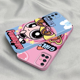 เคสโทรศัพท์มือถือ PC แข็ง ปิดด้านหลัง ลาย The Powerpuff Girls สไตล์เกาหลี สําหรับ Samsung Galaxy A51 M40S A52 A53 A13 A04S A12 A12s A11 A04 A02 A02S A03