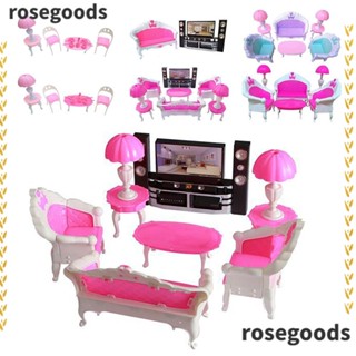 Rosegoods1 โมเดลโซฟา ตู้ทีวี เฟอร์นิเจอร์ สําหรับตกแต่งบ้านตุ๊กตา