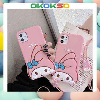 [Okso] เคสโทรศัพท์มือถือนิ่ม กันกระแทก ลายการ์ตูนเฮลโล เมโลดี้ สําหรับ OPPO A72 A53 A9 2020 4Z 5G F11 A31 A3S