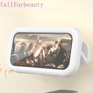 Fallforbeauty ที่วางโทรศัพท์ในห้องน้ํา ติดผนัง มีกาวในตัว เคสโทรศัพท์ติดผนัง กันน้ํา ปรับได้ หมุนได้ ห้องครัว