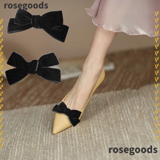 Rosegoods1 คลิปหนีบรองเท้า ถอดได้ อุปกรณ์เสริม สําหรับเจ้าสาว 2 ชิ้น