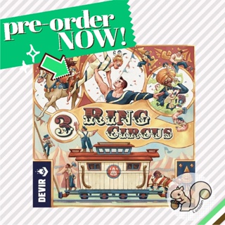 3 Ring Circus บอร์ดเกมแท้ คู่มือภาษาอังกฤษ [Pre-Order]