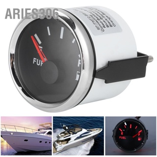 Aries306 52mm/2in Fuel Oil Tank Level Gauge 0-190ohm Signal Pointer Meter for Marine เรือ รถ