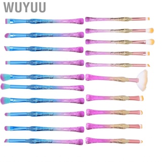 Wuyuu 10pcs Soft Hair Makeup Brush Portable Eyeshadow Loose  Blusher Cosme