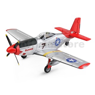 Xk A280 P-51 Mustang 3D/6G ระบบปีก 560 มม. 2.4GHz 4CH EPP เครื่องบินรบบังคับ RTF พร้อมไฟ LED สําหรับผู้เริ่มต้น