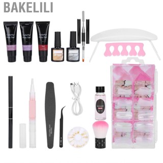 Bakelili Nail Extension Gel Primer Dryer Lamp Tip File Decoration Set Manicure Tool