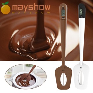 Mayshow เครื่องวัดอุณหภูมิไม้พายดิจิทัล หน้าจอ LCD ความแม่นยําสูง สําหรับทําเค้ก เบเกอรี่