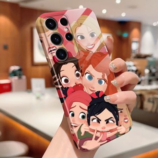 เคสโทรศัพท์มือถือแบบแข็ง กันกระแทก ลายการ์ตูนเจ้าหญิง สําหรับ Samsung S21 S22 Plus S22 Ultra S23 Plus S23 Ultra S20 FE Note 10 Plus