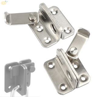 【VARSTR】Stylish Silver Door Bolt Latch for Wardrobe Drawer Safety High Quality Material