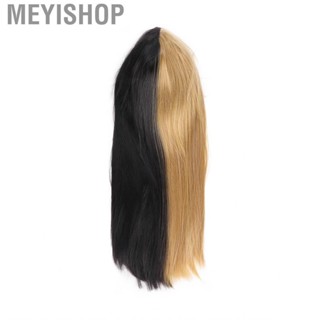 Meyishop Synthetic Wig  Long Straight Stylish for Stage Performance Christmas Party