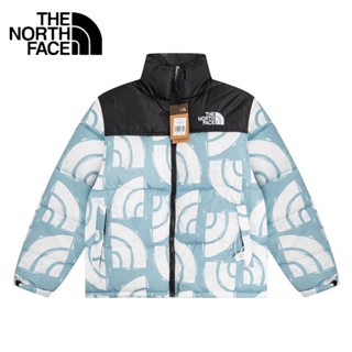 เสื้อแจ็กเก็ต ผ้าฝ้าย แบบหนา ปักลายโลโก้ The North Face แบบดั้งเดิม แฟชั่นฤดูหนาว สําหรับผู้ชาย และผู้หญิง