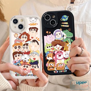 เคสโทรศัพท์มือถือแบบนิ่ม ลายการ์ตูนชินจังน่ารัก สําหรับ OPPO A78 A58 A57 A17 A16 A15 A17K A95 A96 A12 A7 A54 A16K A5s Reno 8 5F 8T 7Z A55 A76 A74 A53 A31 A16E A3s A1K A9 A5 เคสคู่รัก