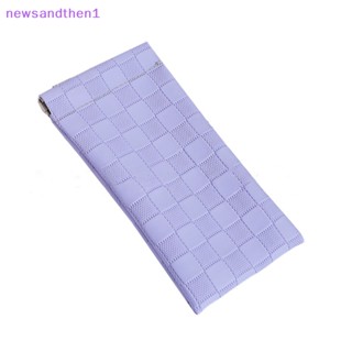 Newsandthen1 5 สี หนัง PU นุ่ม แว่นกันแดด กระเป๋าอ่านหนังสือ เคสแว่นกันแดด กระเป๋า Unisex ที่เรียบง่าย แว่นตา กระเป๋าจัดเก็บ อุปกรณ์เสริมที่ดี