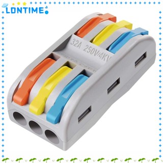 Lontime น็อตสายไฟ SPL-3 พร้อมตัวเชื่อมต่อ 28-12 AWG 10 ชิ้น