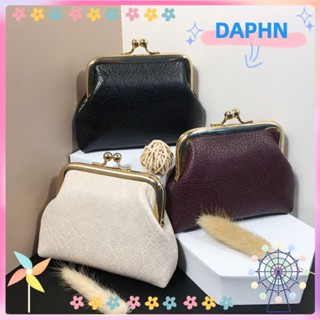 Daphs กระเป๋าสตางค์ กระเป๋าใส่เหรียญ ผ้าแคนวาส สีแคนดี้ สําหรับผู้หญิง