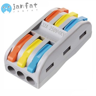 Janfat น็อตลวดก้านโยก SPL-3 พร้อมตัวเชื่อมต่อ 28-12 AWG 10 ชิ้น