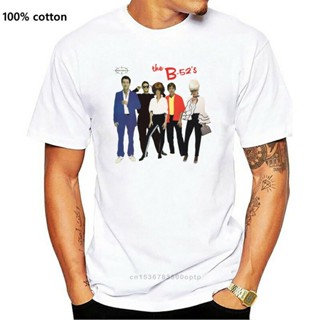 เสื้อยืดแขนสั้น ผ้าฝ้าย 100% พิมพ์ลาย The B52s สําหรับผู้ชาย